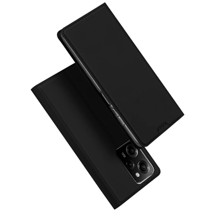 Nevamel Dux Ducis Xiaomi Poco X5 Pro 5G Kılıf Skin Pro Series Flip Cover Kapaklı Kılıf-(5775)