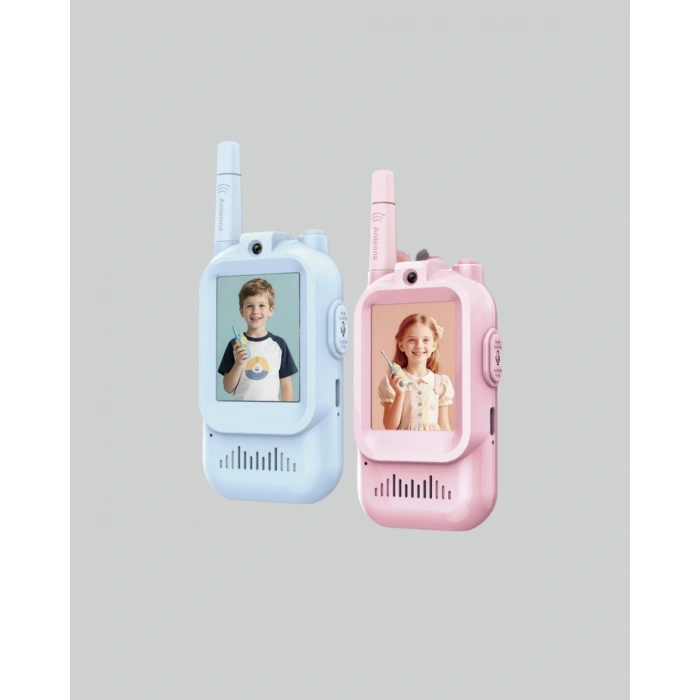 Nevamel® Ekranlı Walkie Talkie Oyuncağı Ses ve Görüntü Destekli