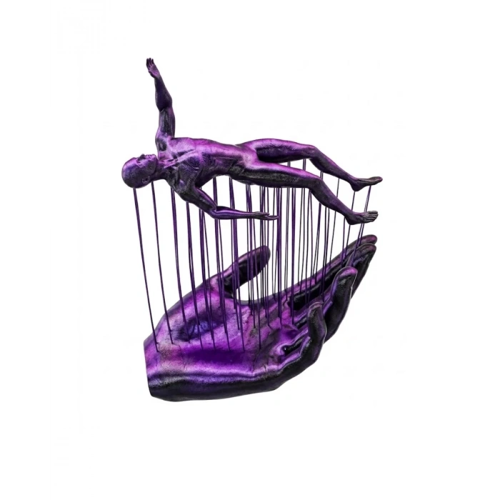 Nevamel® EL İNSAN FİGÜR MOR