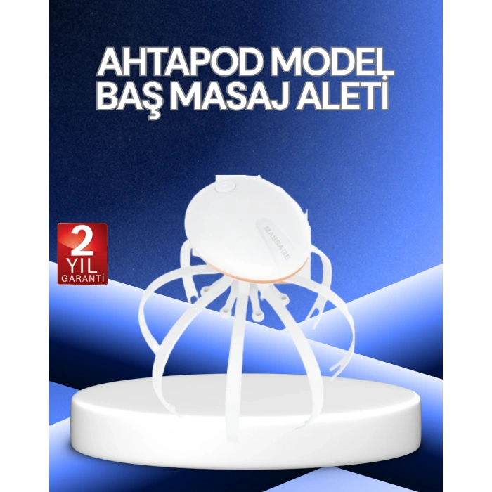 Nevamel® Elektrikli Kafa Masaj Cihazı 3 Modlu USB-C Şarjlı Rahatlatıcı Masaj Aleti