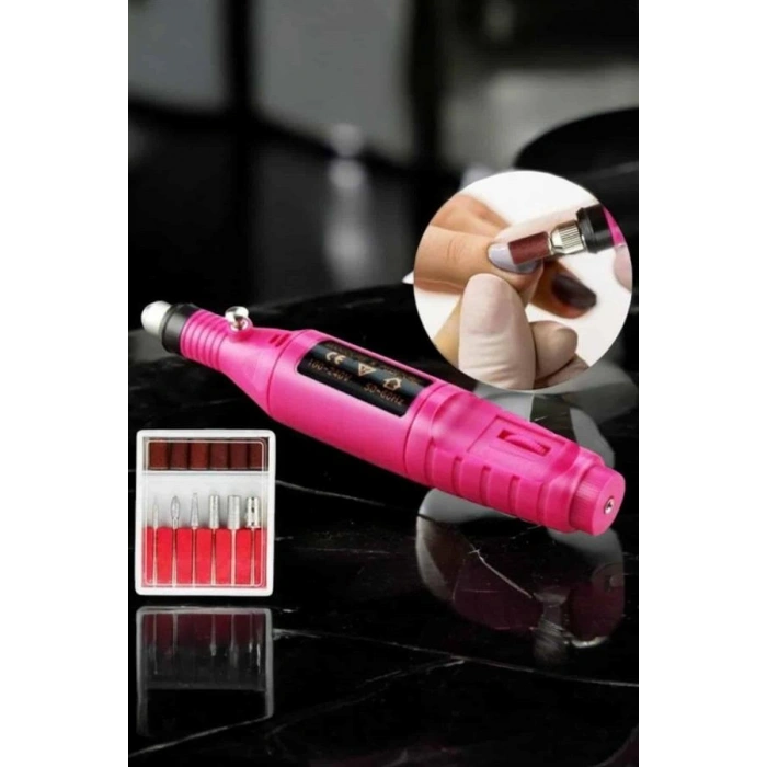 Nevamel Elektrikli Manikür Pedikür Törpü Seti Protez Tırnak Nasır Temizleyici