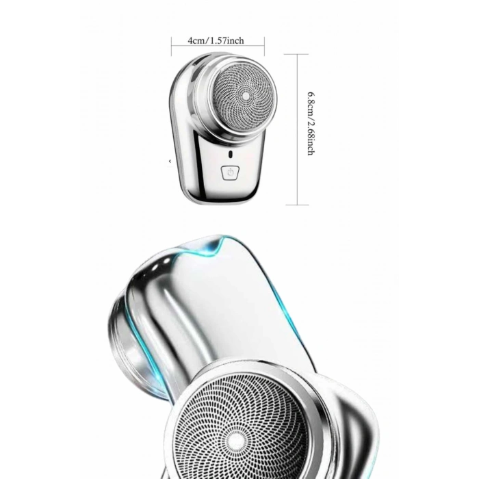 Nevamel Elektrikli Mini Tıraş MakinesiTaşınabilir USB Şarjlı Kablosuz Tıraş Makinesi