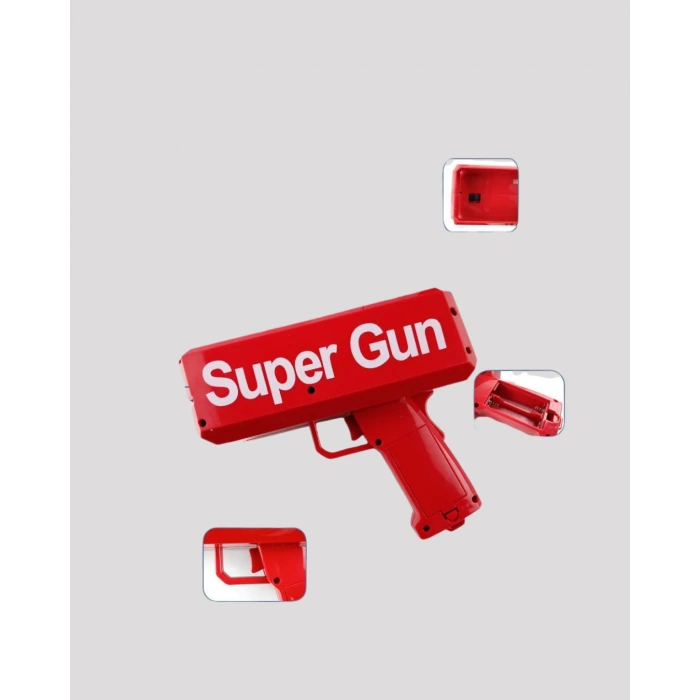 Nevamel Elektrikli Money Gun Oyuncak Parti Tabancası