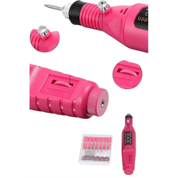 Nevamel Elektrikli Profesyonel Manikür Pedikür Seti Değiştirilebilir Başlık Seçeneği