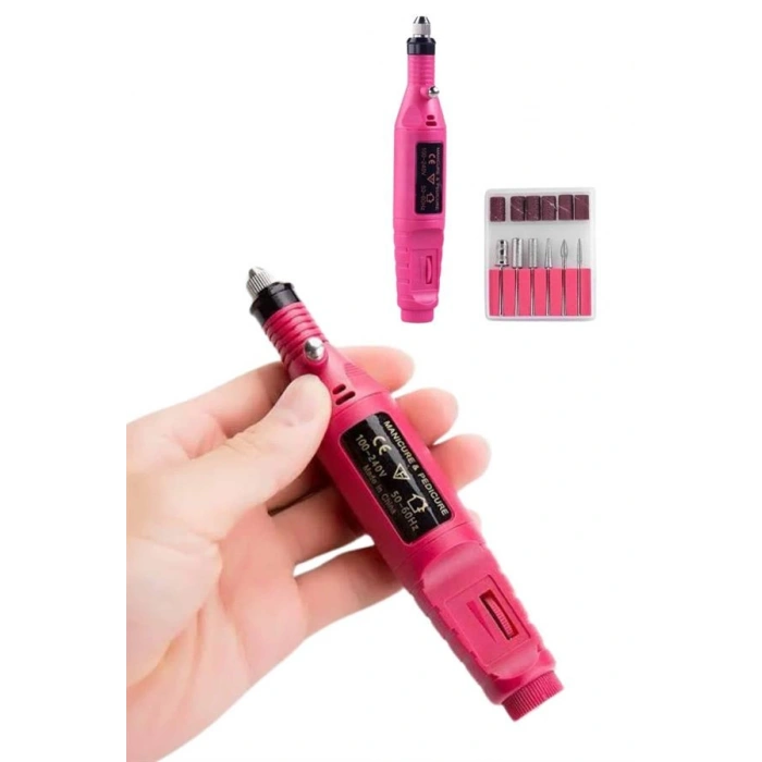 Nevamel Elektrikli Profesyonel Manikür Pedikür Seti Değiştirilebilir Başlık Seçeneği