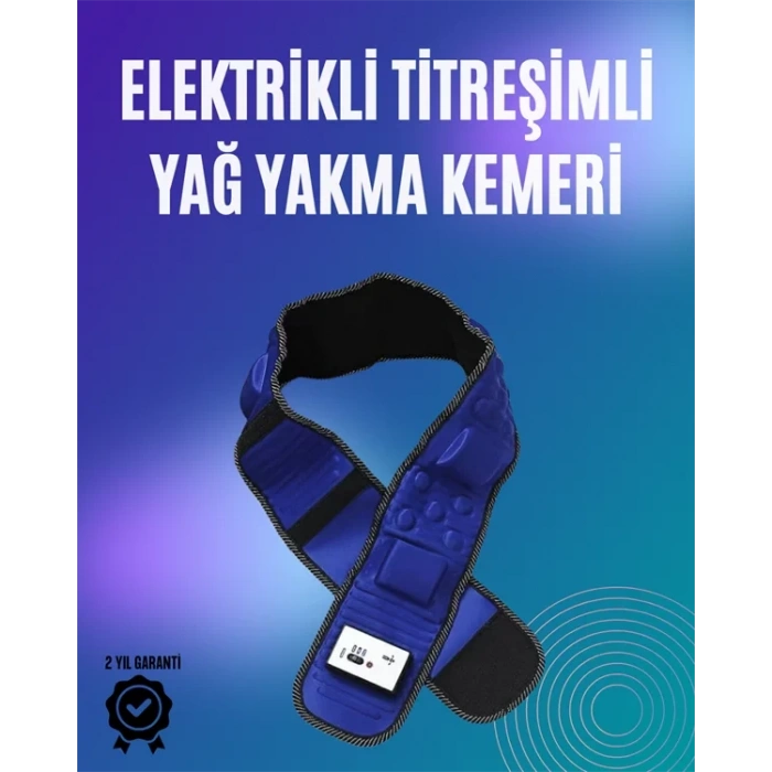Nevamel® Elektrikli Titreşimli Yağ Yakma Kemeri – Masaj ve Kilo Kaybı İçin İdeal
