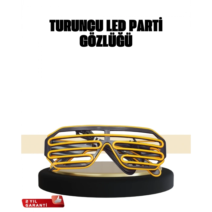 Nevamel® Enerjik Gece Etkinlikleri İçin LED Işıklı Gözlük