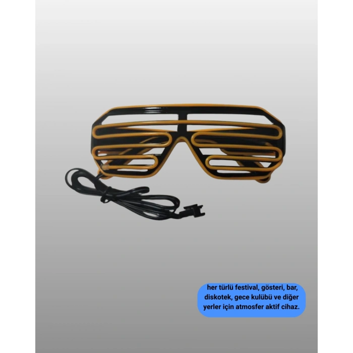 Nevamel® Enerjik Gece Etkinlikleri İçin LED Işıklı Gözlük