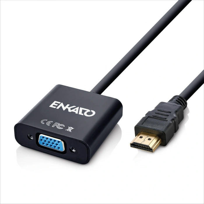 Nevamel® ENKADO EKD-HV10 HDMI To VGA Çevirici Adaptör(1923)