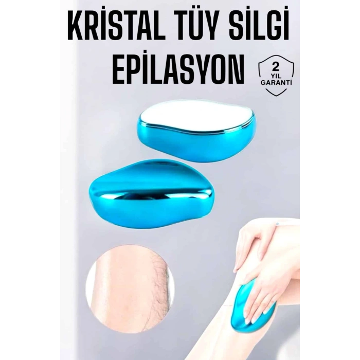 Nevamel Epilasyon Aleti Bacaklar Kollar İçin Yıkanabilir Kristal Epilatör Tüy Silgi