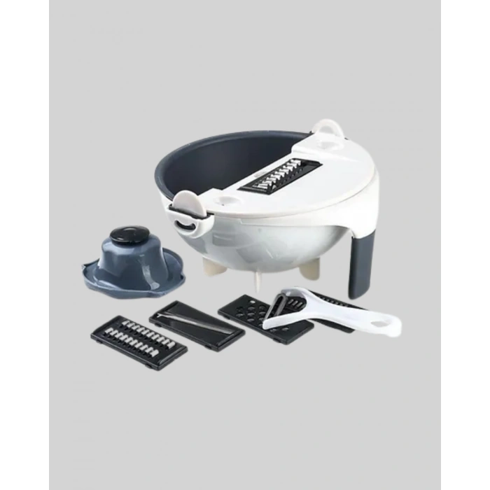 Nevamel Ergonomik Sebze Rendeleyici ve Süzgeç Hazneli Dilimleyici