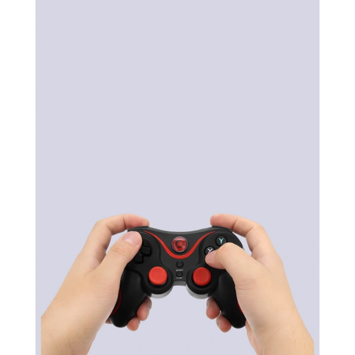 Nevamel Ergonomik Tasarımlı Kablosuz Bluetooth Gamepad Titreşimli