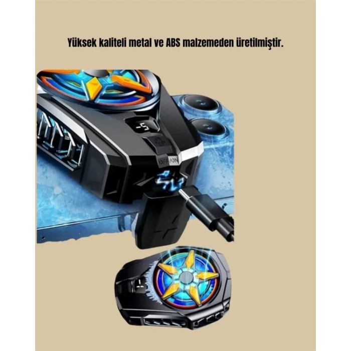 Nevamel® Ergonomik Telefon Soğutucu – 2 Hız Ayarı Hafif ve Taşınabilir Yeni Nesil