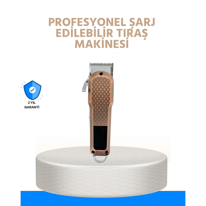 Nevamel® Erkek Bakım Makinesi – LCD Ekranlı 7000RPM Şarjlı Saç ve Sakal Kesme Cihazı