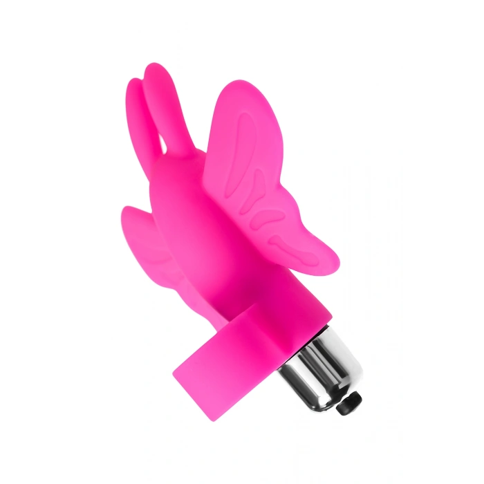 Nevamel® Eromantica Butterfly Parmak Kelebek Vibratörü, Silikon, Pembe, 10 Cm