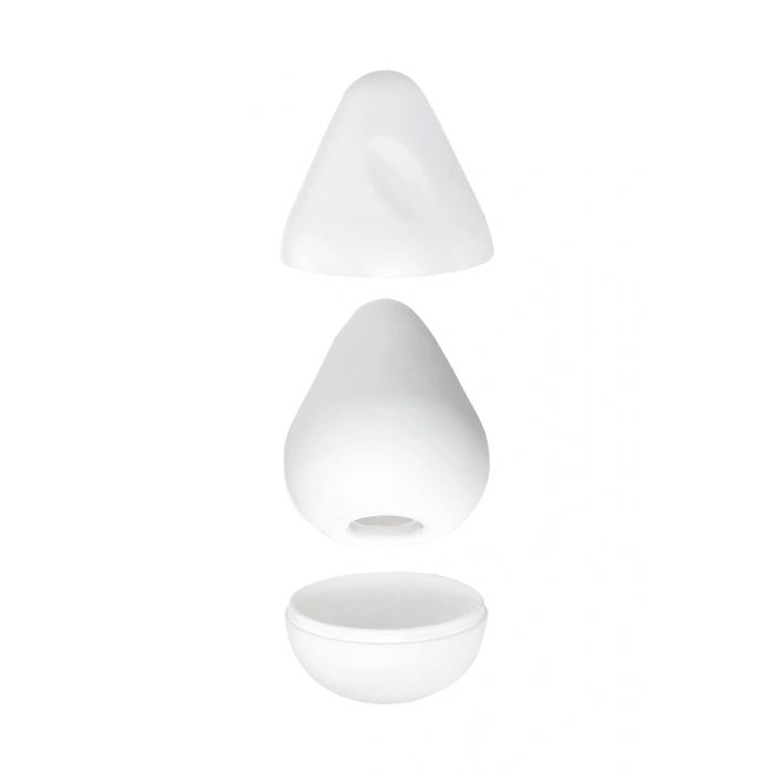 Nevamel® Eromantica Masturbator Gerçekçi Olmayan Kadife, Tpe+ Abs, Beyaz