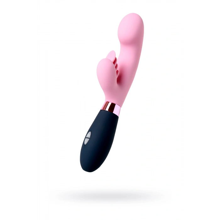 Nevamel® Eromantica Ornellada 3Ü 1 Arada Masaj Aleti, Pembe, Silikon, 21,5 Cm