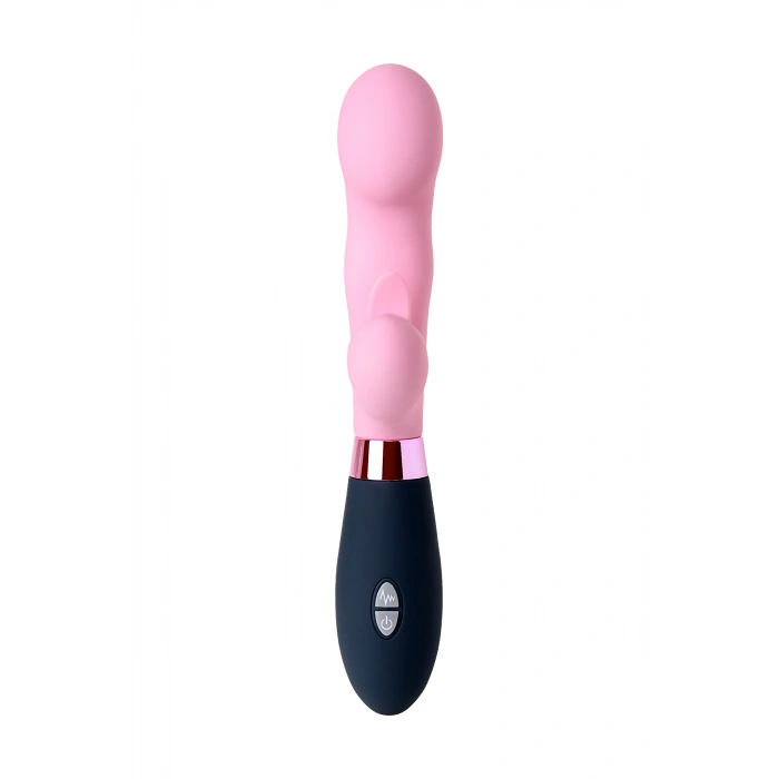 Nevamel® Eromantica Ornellada 3Ü 1 Arada Masaj Aleti, Pembe, Silikon, 21,5 Cm