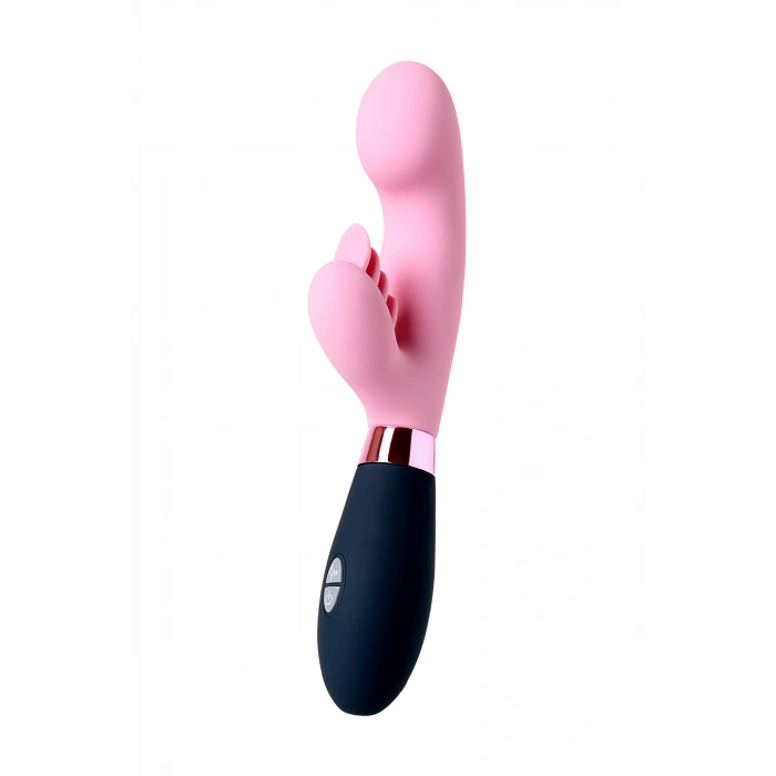 Nevamel® Eromantica Ornellada 3Ü 1 Arada Masaj Aleti, Pembe, Silikon, 21,5 Cm