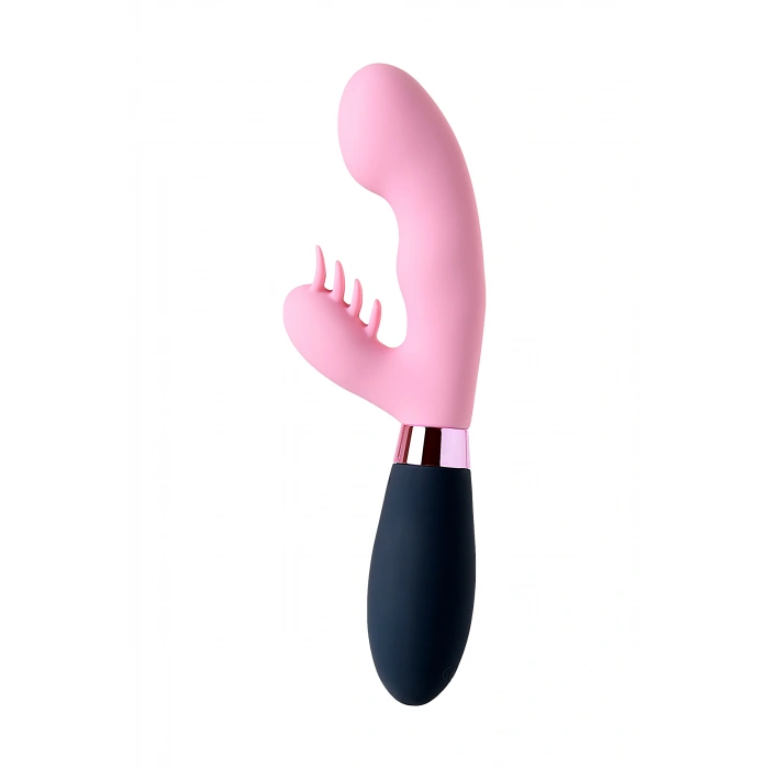 Nevamel® Eromantica Ornellada 3Ü 1 Arada Masaj Aleti, Pembe, Silikon, 21,5 Cm