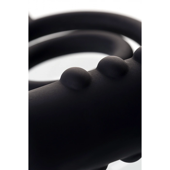 Nevamel® Erotist Ekstra Stimülasyonlu Anal Plug, Silikon, Siyah
