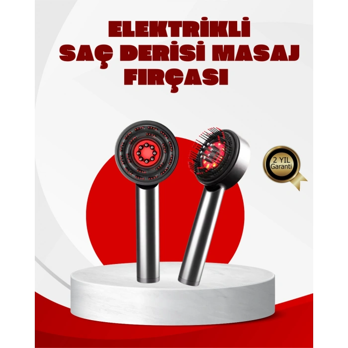 Nevamel® Esansiyel Yağ Hazneli LED Saç Bakım Masaj Tarağı