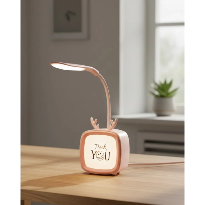 Nevamel® Esnek Gövdeli LED Masa Lambası Taşınabilir Gece Aydınlatması