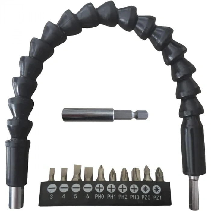 Nevamel Esnek Şaftlı Tornavida Ucu Seti