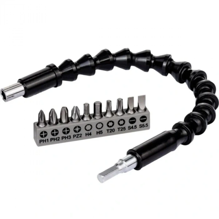 Nevamel Esnek Şaftlı Tornavida Ucu Seti