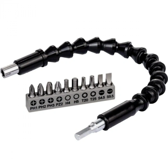 Nevamel Esnek Şaftlı Tornavida Ucu Seti