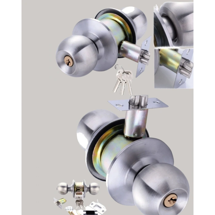 Nevamel Estetik Güvenli Topuzlu Kapı Kilidi