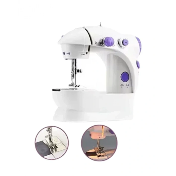 Nevamel® Ev Tipi Mini Dikiş Makinesi Ayarlanabilir Hız ve Işıklı