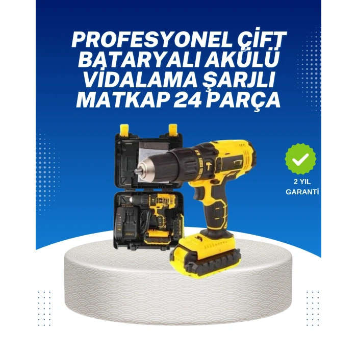 Nevamel® Ev ve Atölye İçin 12V Akülü Matkap | Plastik Mandren ve Metal Şanzıman