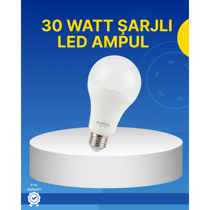 Nevamel® Ev ve İş Yeri İçin Şarjlı LED Ampul