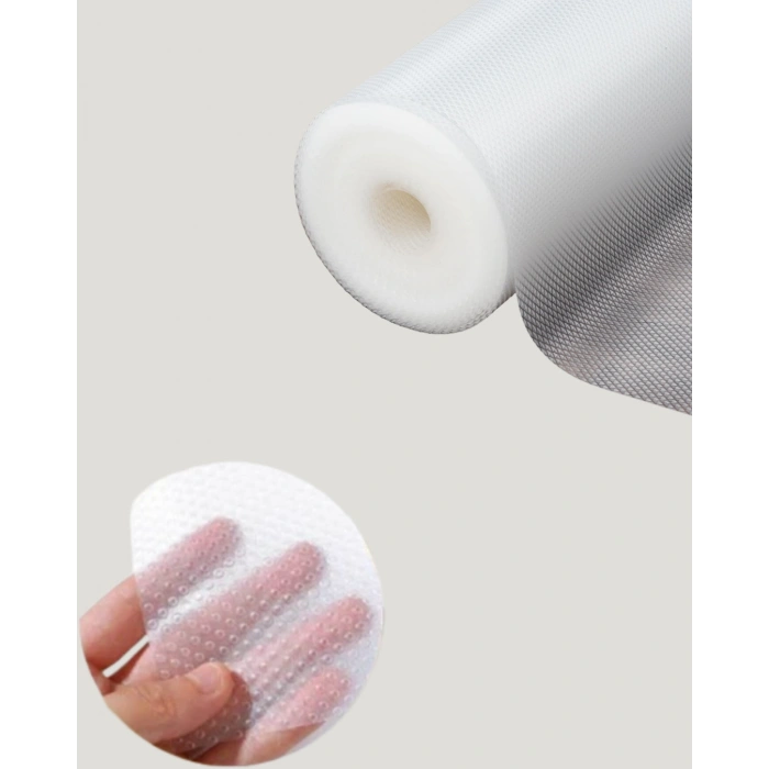 Nevamel Eva malzemeden kaydırmaz şeffaf raflık buzdolabı kaplaması