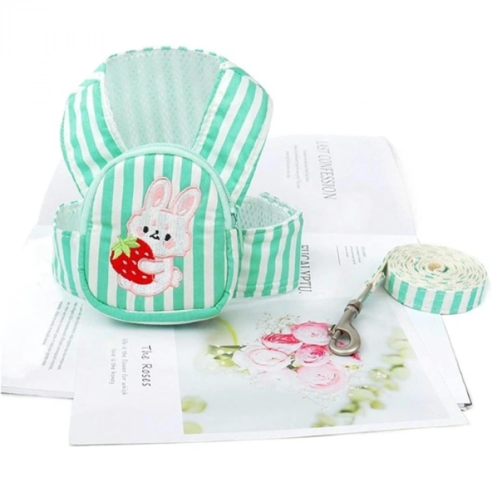 Nevamel Evcil Hayvan Çantalı Göğüs Gezdirme Tasması Seti