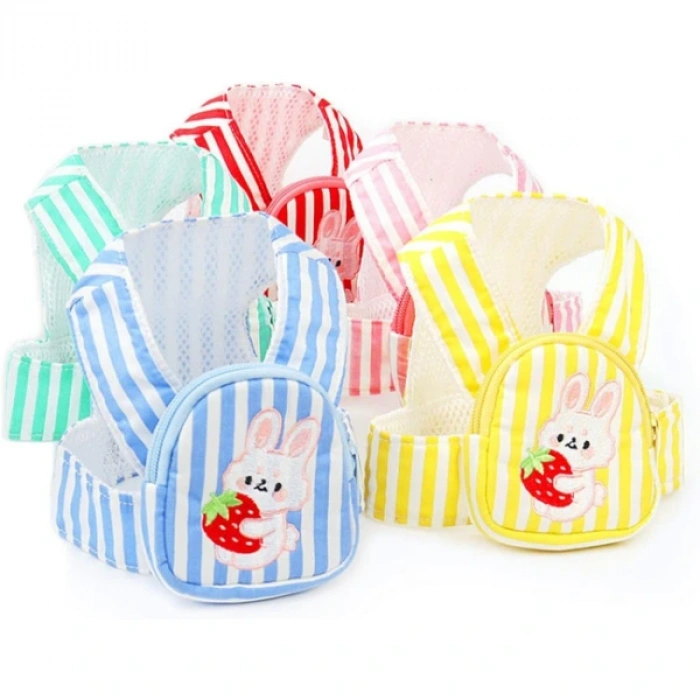 Nevamel Evcil Hayvan Çantalı Göğüs Gezdirme Tasması Seti