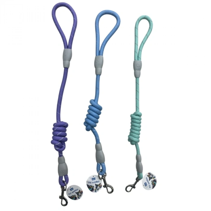 Nevamel Evcil Hayvan Fitil Gezdirme Tasması 12 mm x 120 cm