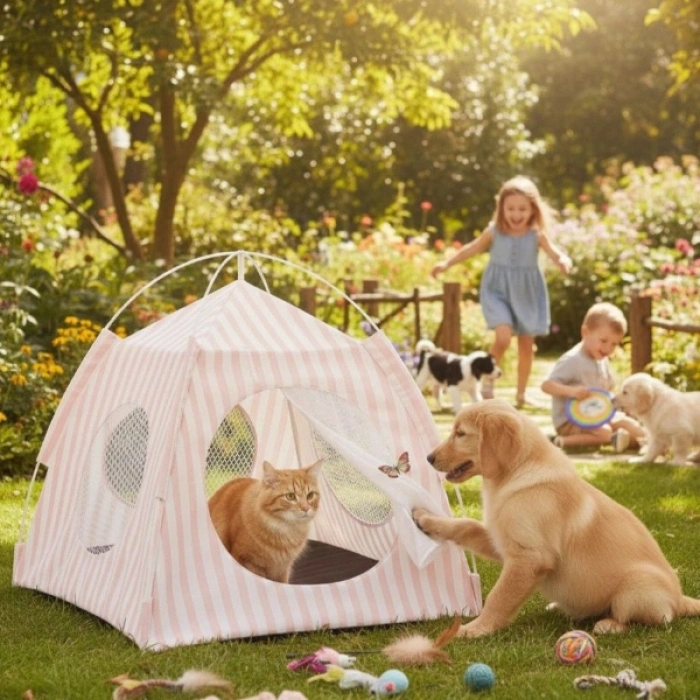 Nevamel Evcil Hayvan Katlanabilir Oyun Çadırı