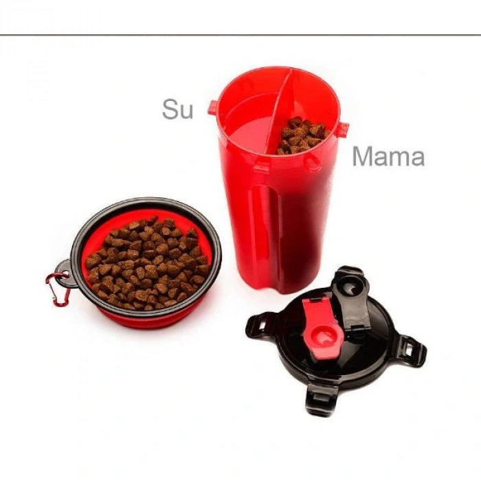 Nevamel Evcil Hayvan Mama ve Su Taşıma Seti