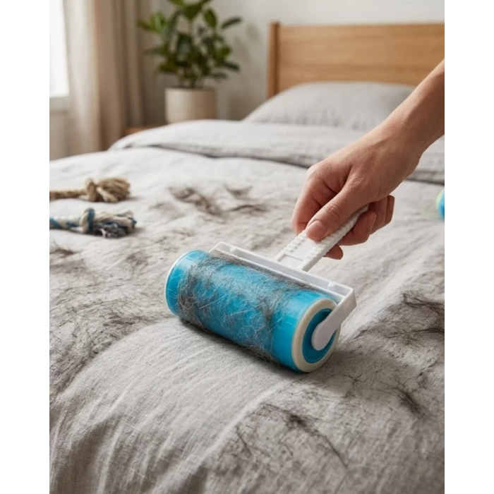 Nevamel® Evcil Hayvan Tüy Toplama Rulosu Kıyafet Koltuk Halı Temizleme Yıkanabilir Roller