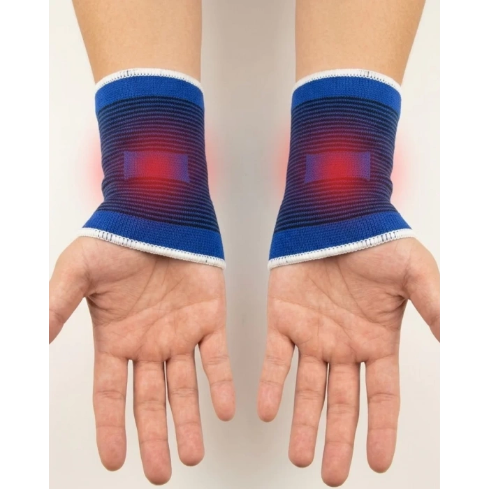 Nevamel® Evrensel Beden Çift Bilek Bandı Spor ve Günlük Kullanım İçin