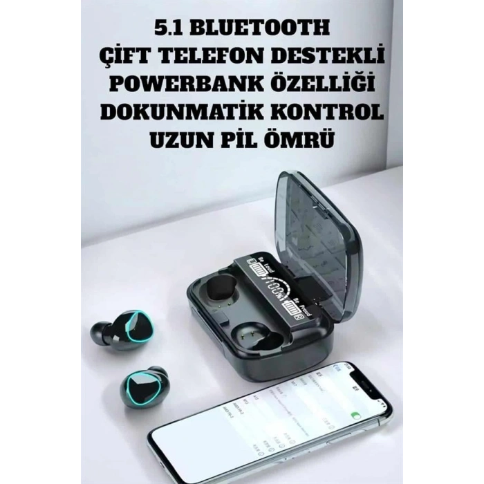 Nevamel Extra Bass ve HD Ses ile Üstün Bluetooth 5.3 Kablosuz Kulaklık