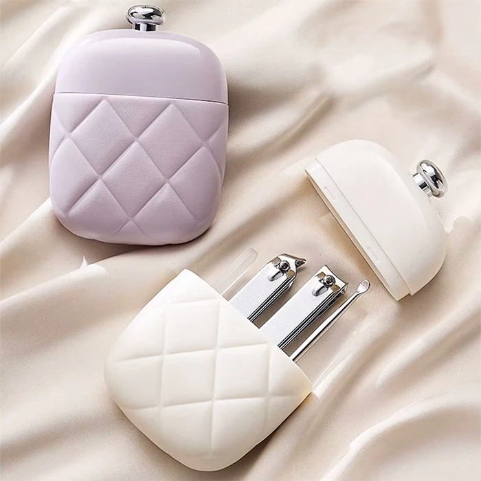 Nevamel EZERE 4in1 Taşınabilir Tırnak Makası + Törpü + Kulak Kaşığı Bakım Seti-(5775)