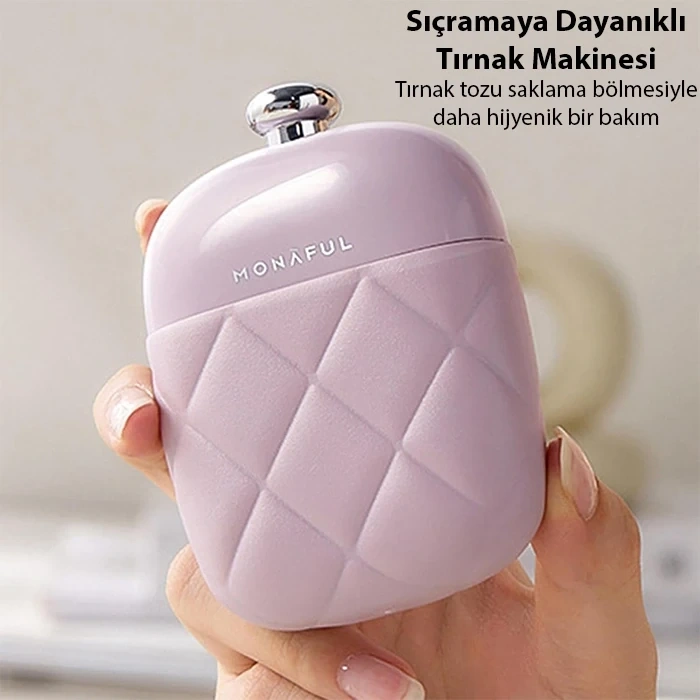 Nevamel EZERE 4in1 Taşınabilir Tırnak Makası + Törpü + Kulak Kaşığı Bakım Seti-(5775)