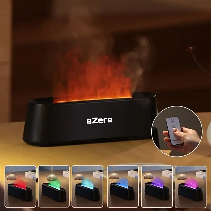 Nevamel Ezere A3 Ev ve Ofis için Alev Difüzörü ve Ultrasonik Hava Nemlendici-(5775)