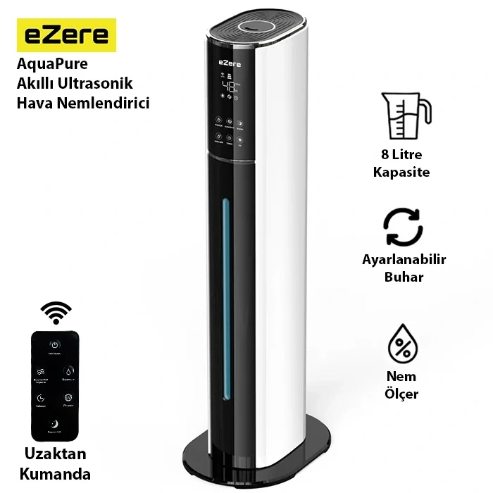 Nevamel® EZERE AquaPure MNS-A09 Ultrasonik Hava Nemlendirici-(5775)