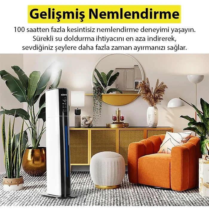 Nevamel® EZERE AquaPure MNS-A09 Ultrasonik Hava Nemlendirici-(5775)