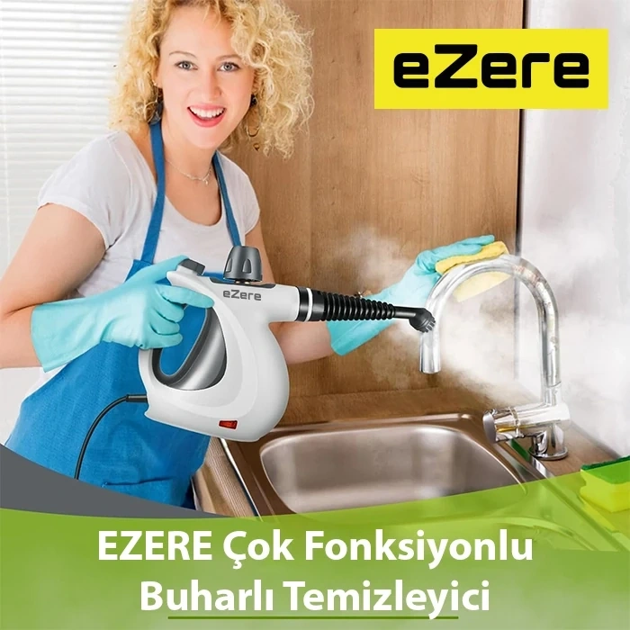 Nevamel® EZERE Çok Fonksiyonlu Buharlı Temizleyici - Buharlı Temizlik Makinası-(5775)