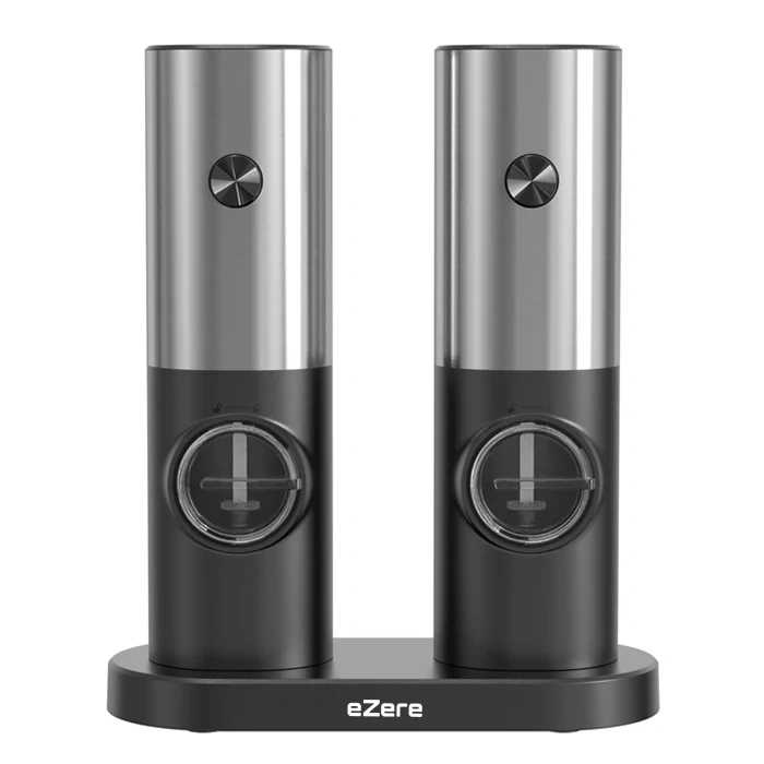 Nevamel Ezere Elektrikli Baharat Tuz ve Karabiber Değirmeni Öğütücü-(5775)